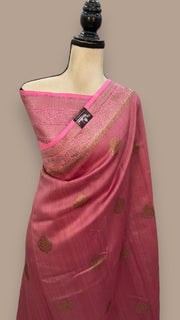 Pure Tussar Silk Handloom Banarasi Saree - The Handlooms