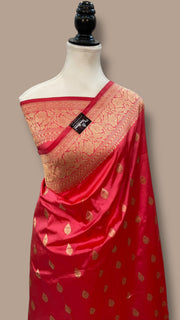 Pure Katan Silk Banarasi Handloom Saree - The Handlooms