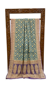 Pure Chiffon Khaddi Banarasi Saree - The Handlooms