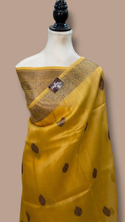 Pure Kora Handloom Banarasi Saree - The Handlooms