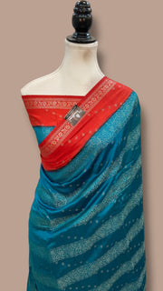 Pure Chiniya Silk Handloom Banarasi Saree - The Handlooms