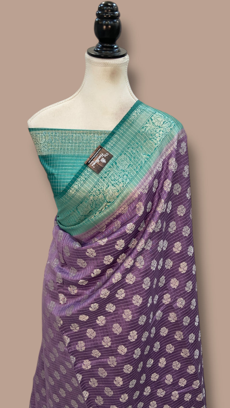 Pure Chiniya Silk Handloom Banarasi Saree - The Handlooms