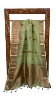 Pure Kora Handloom Banarasi Saree - The Handlooms
