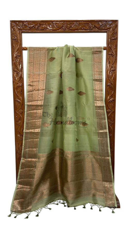 Pure Kora Handloom Banarasi Saree - The Handlooms