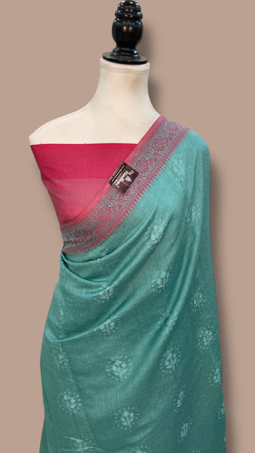 Pure Chiniya Silk Handloom Banarasi Saree - The Handlooms