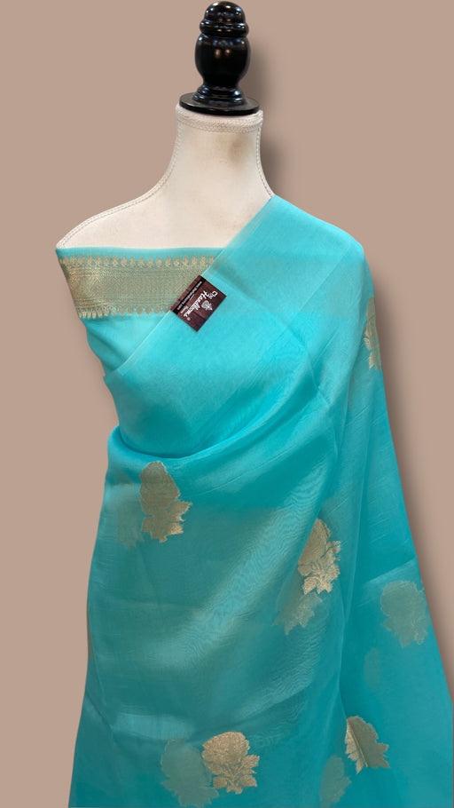 Pure Kora Handloom Banarasi Saree - The Handlooms
