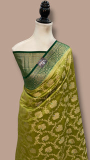 Pure Chiniya Silk Handloom Banarasi Saree - The Handlooms