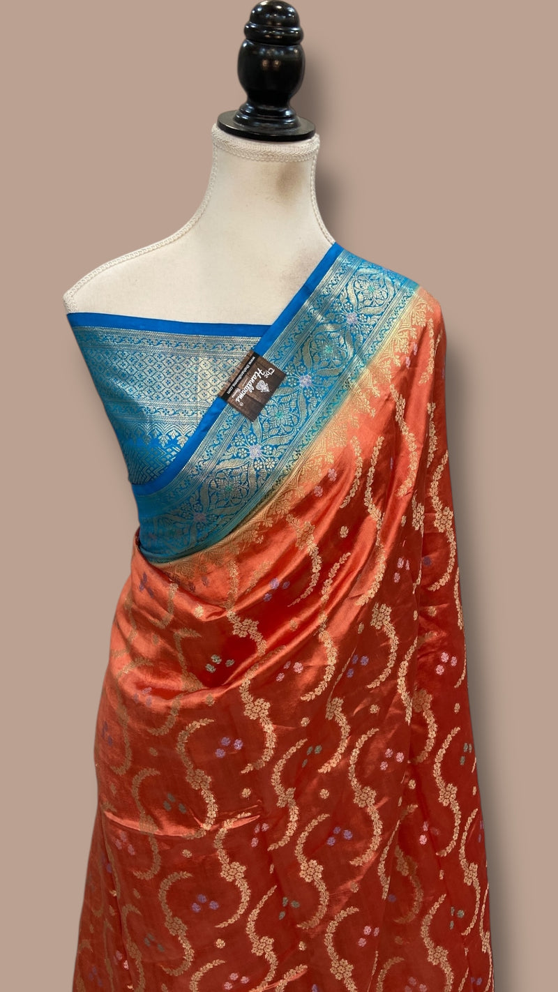 Pure Dupion Silk Banarasi Saree