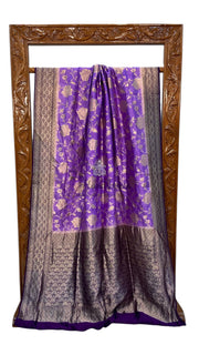 Pure Dupion Silk Banarasi Handloom Saree - The Handlooms