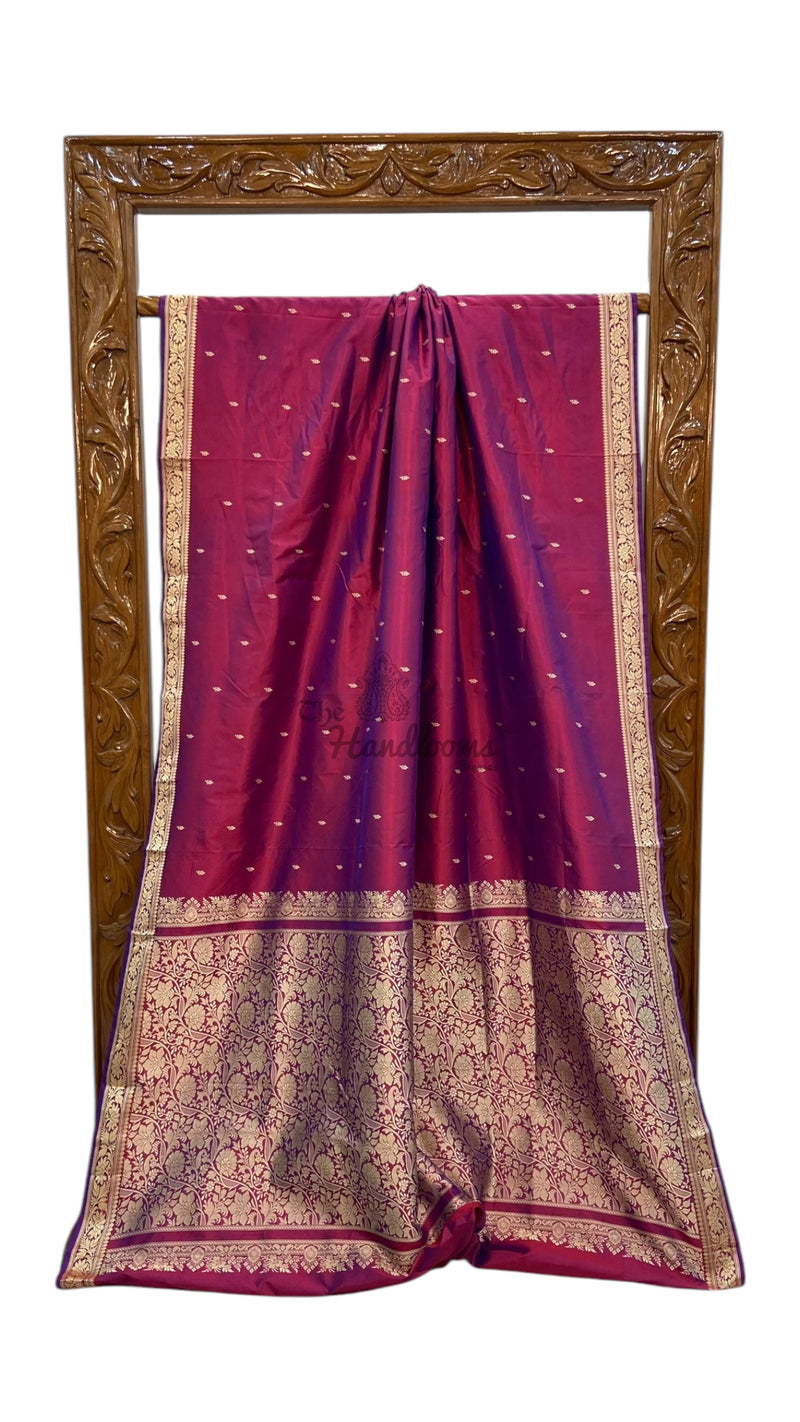Pure Katan Silk Banarasi Handloom Saree - The Handlooms