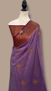 Moonga Silk  Handloom Banarasi Saree - The Handlooms