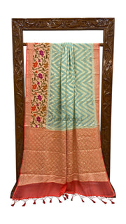 Pure Chiffon Khaddi Banarasi Saree - The Handlooms