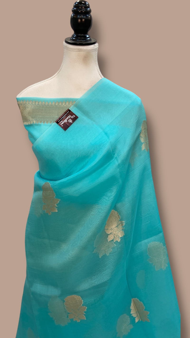 Pure Kora Handloom Banarasi Saree - The Handlooms