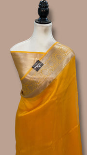 Pure Kora Silk Handloom Banarasi Saree - The Handlooms