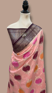 Pure Chiniya Silk Handloom Banarasi Saree - The Handlooms