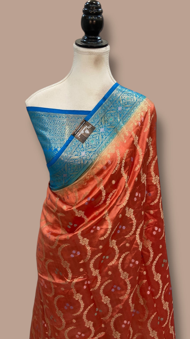 Pure Dupion Silk Banarasi Saree
