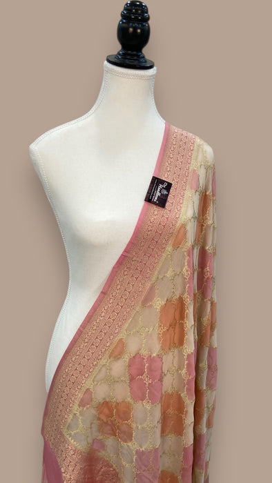 Khaddi Georgette Handloom Banarasi Dupatta