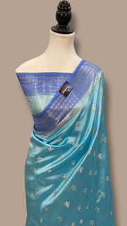 Pure Mango Silk Banarasi Handloom Saree - The Handlooms