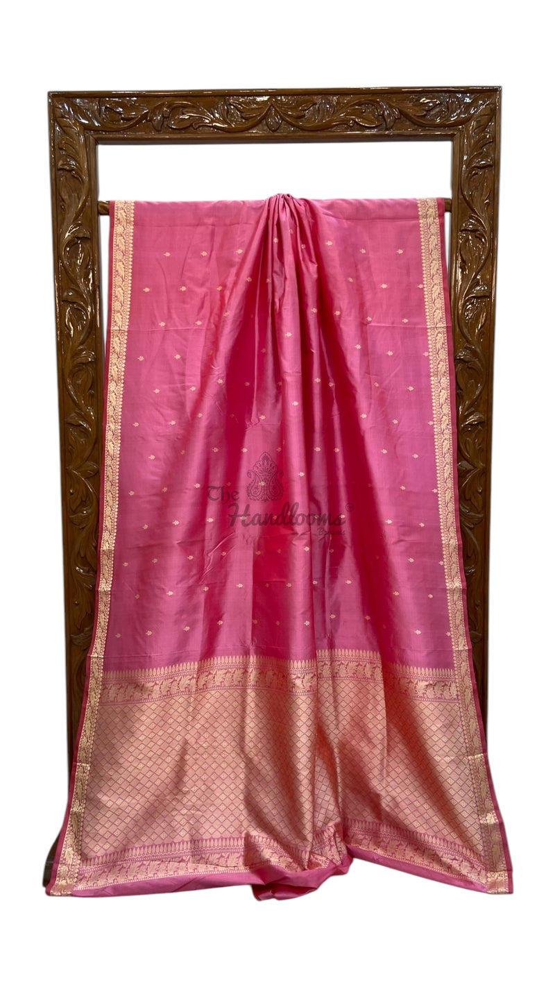 Pure Katan Silk Banarasi Handloom Saree - The Handlooms