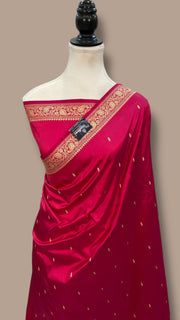 Pure Katan Silk Banarasi Handloom Saree - The Handlooms