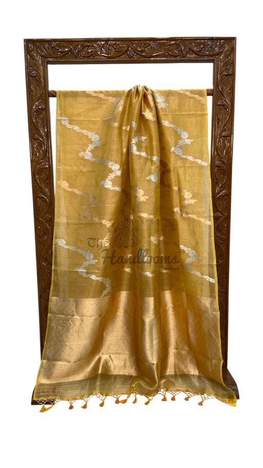 Pure Kora Tissue Handloom Banarasi Saree - The Handlooms