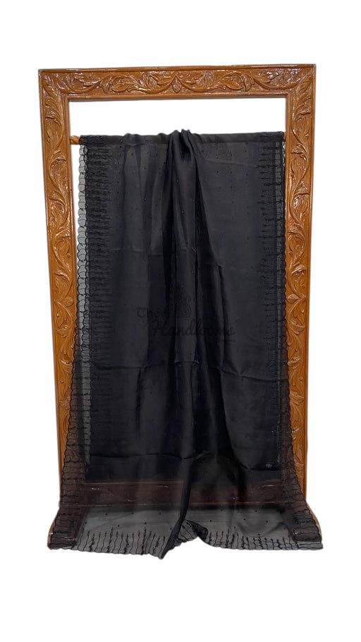 Pure Organza Handloom Banarasi Saree - Handwork - The Handlooms