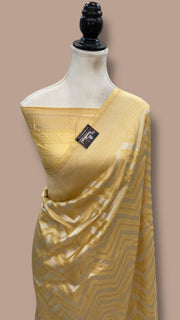 Pure Katan Silk Banarasi Handloom Saree - All Over Sona Roopa Jaal Work - The Handlooms