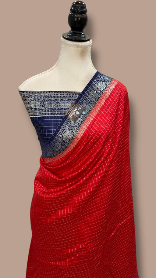 Pure Chiniya Silk Handloom Banarasi Saree - The Handlooms