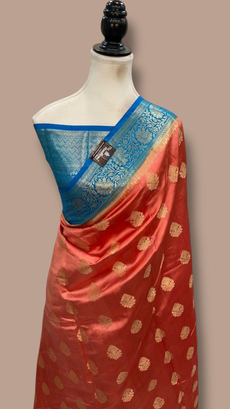 Pure Dupion Silk Banarasi Saree