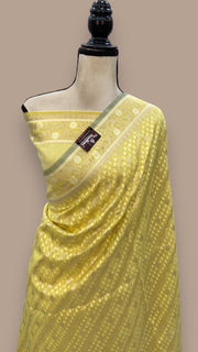 Pure Cotton Banarasi Handloom Saree - The Handlooms