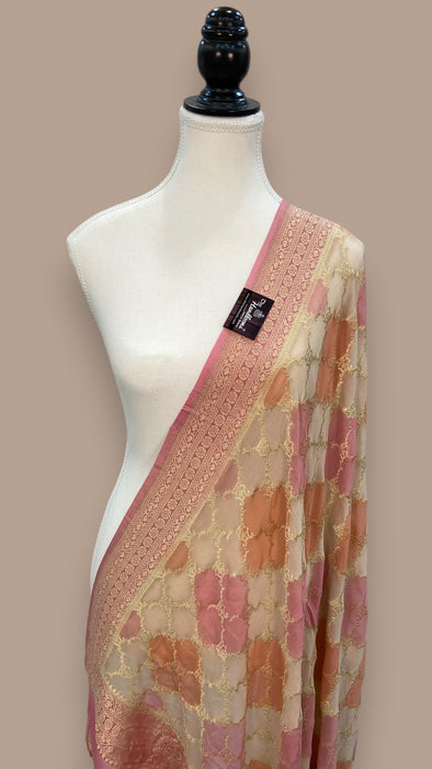 Khaddi Georgette Handloom Banarasi Dupatta