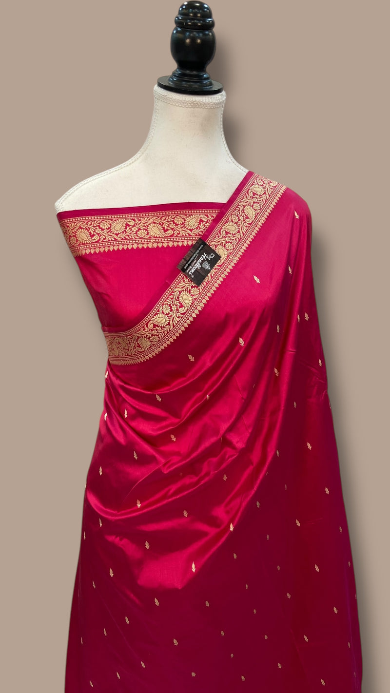 Pure Katan Silk Banarasi Handloom Saree - The Handlooms