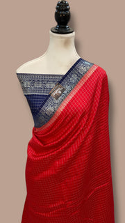 Pure Chiniya Silk Handloom Banarasi Saree - The Handlooms