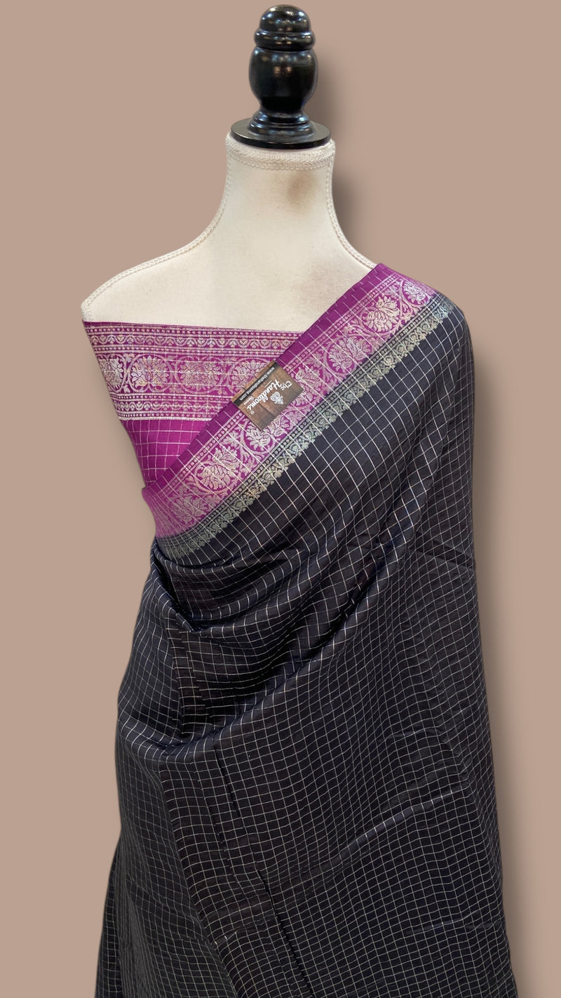 Pure Chiniya Silk Handloom Banarasi Saree - The Handlooms
