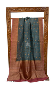 Pure Kora Handloom Banarasi Saree - The Handlooms