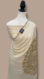 Moonga Georgette Handloom Banarasi Saree - The Handlooms