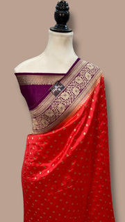 Pure Chiniya Khaddi Handloom Banarasi Saree - The Handlooms