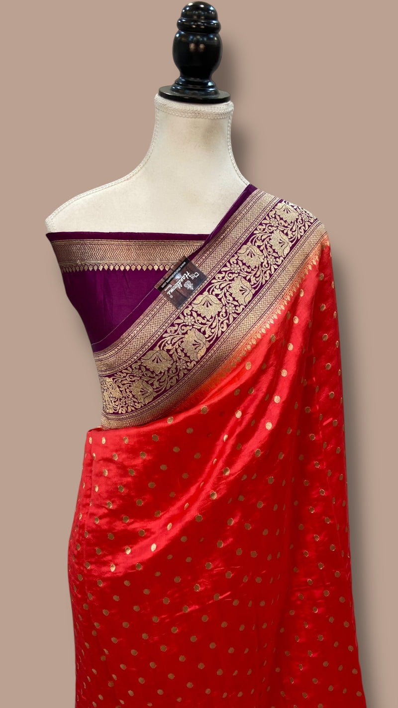 Pure Chiniya Khaddi Handloom Banarasi Saree - The Handlooms