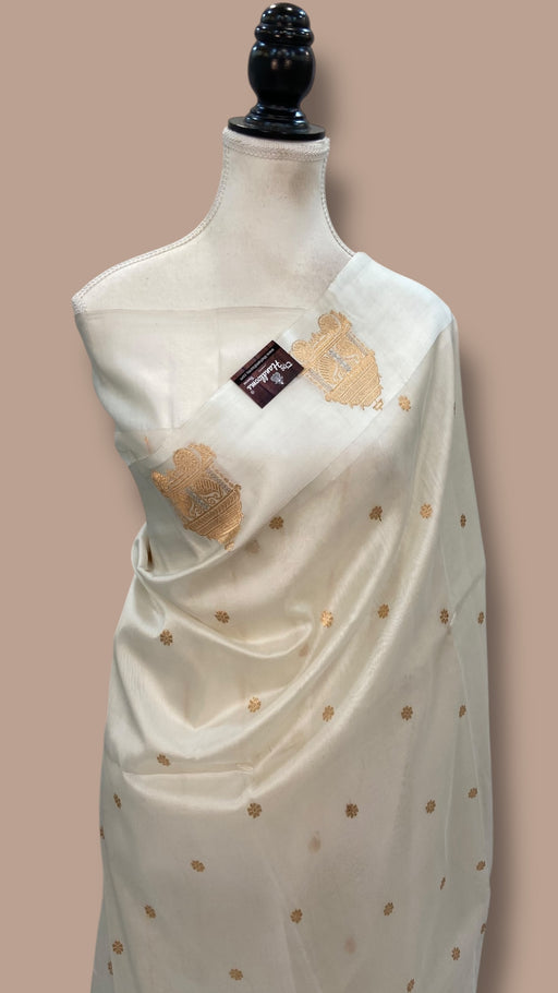Pure Kora Handloom Banarasi Saree - The Handlooms