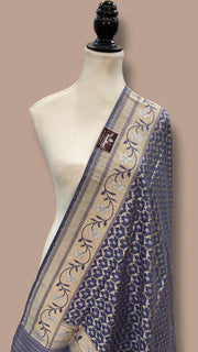 Pure Katan Silk Handloom Banarasi Dupatta - The Handlooms