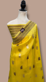 Pure Kora Handloom Banarasi Saree - The Handlooms