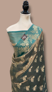 Pure Kora Tissue Handloom Banarasi Saree - The Handlooms