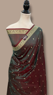Pure Katan Silk Banarasi Handloom Saree - The Handlooms