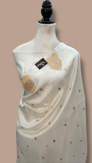 Pure Kora Handloom Banarasi Saree - The Handlooms