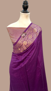 Pure Chiniya Silk Handloom Banarasi Saree - The Handlooms