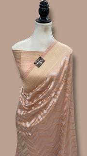 Pure Katan Silk Banarasi Handloom Saree - All Over Sona Roopa Jaal Work - The Handlooms