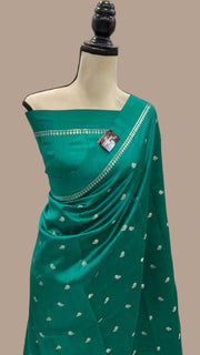 Pure Mango Silk Banarasi Handloom Saree - The Handlooms