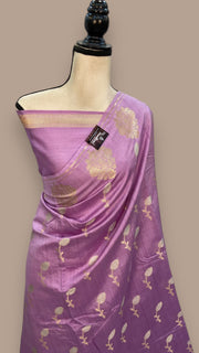 Pure Chiniya Silk Handloom Banarasi Saree - The Handlooms
