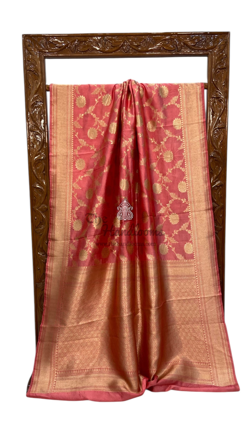 Pure Dupion Silk Banarasi Handloom Saree - The Handlooms