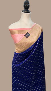 Pure Dupion Silk Banarasi Handloom Saree - The Handlooms